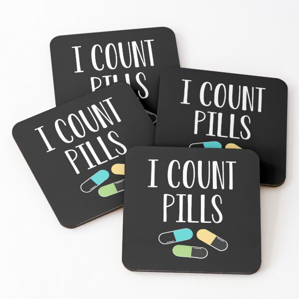 Item preview, I Count Pills Funny Pharmacy Tech Medical Humor designed and sold by hagganqxdiene.