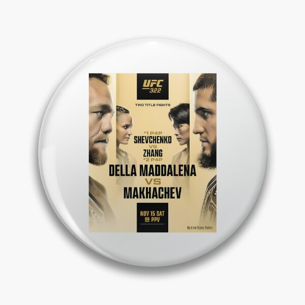 Item preview, Ufc 322 Official Jdm Vs Makhachev Zhang Vs Shevchenko designed and sold by SANVUDesigns.