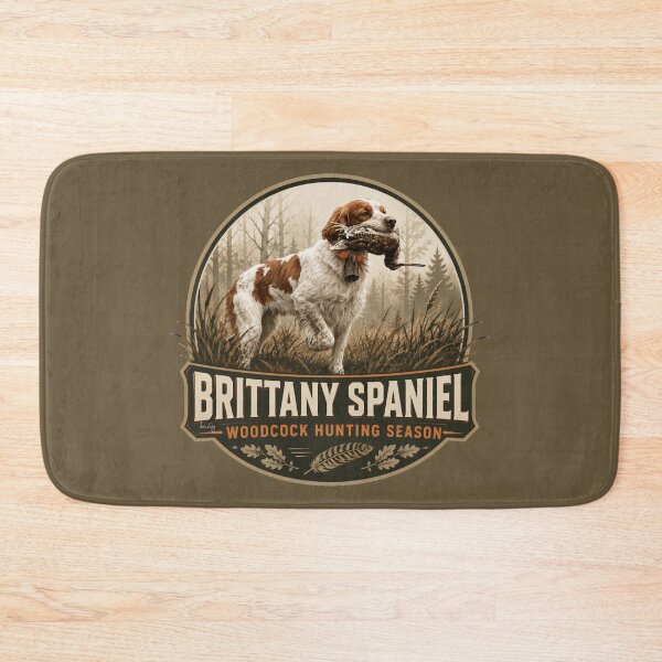 Item preview, Brittany Spaniel Woodcock Hunting Badge – Vintage Sporting Dog Emblem designed and sold by TammyHunterArt.