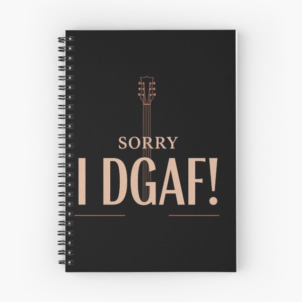 Item preview, Sorry, I DGAF! Guitar shirt designed and sold by zingbing.