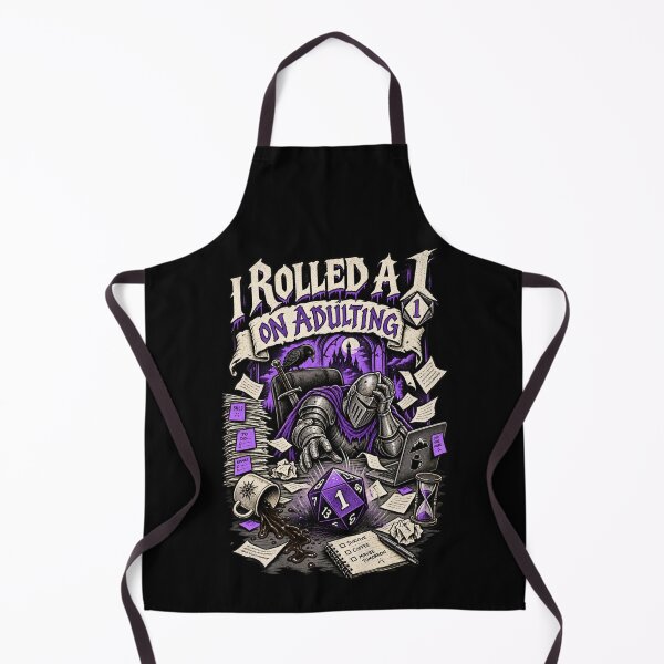 Item preview, I Rolled A 1 On Adulting Funny Knight Burnout Office Desk Chaos d20 Critical Fail designed and sold by Yellowriversss.