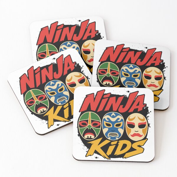 Item preview, Ninja Kids Logo Action Masks Retro Style Two designed and sold by killem667.