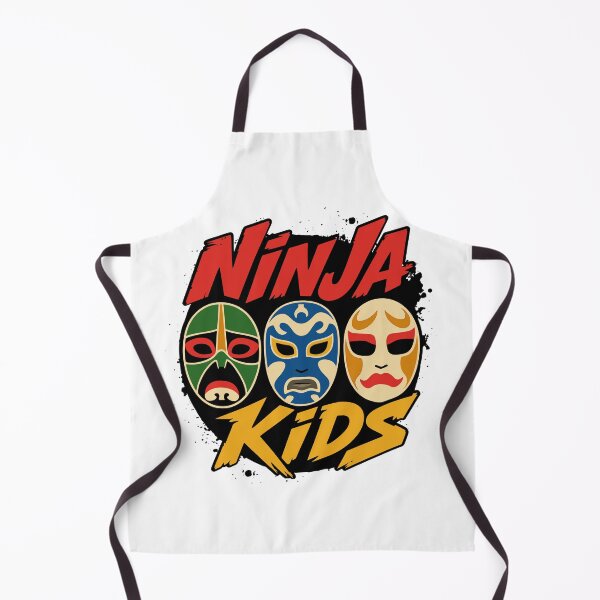 Item preview, Ninja Kids Logo Action Masks Retro Style Two designed and sold by killem667.