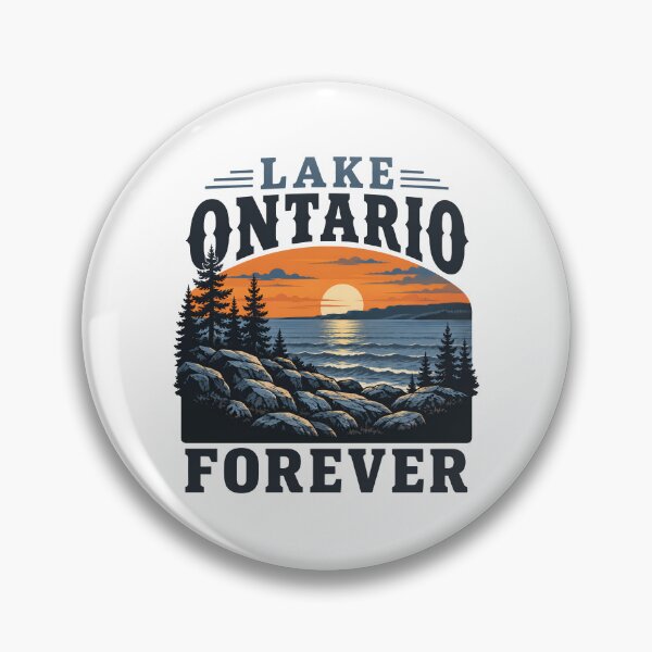 Item preview, Lake Ontario Forever Retro Sunset designed and sold by lorna-saway.