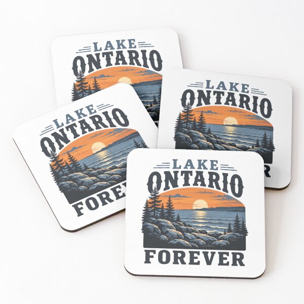 Item preview, Lake Ontario Forever Retro Sunset designed and sold by lorna-saway.
