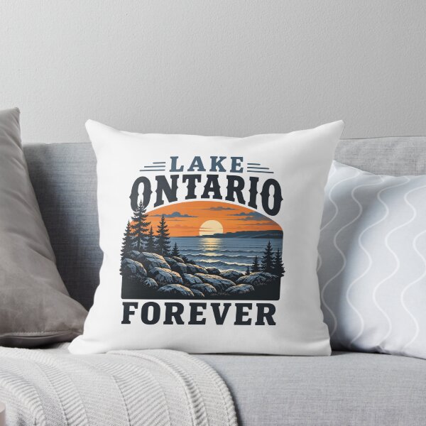 Item preview, Lake Ontario Forever Retro Sunset designed and sold by lorna-saway.
