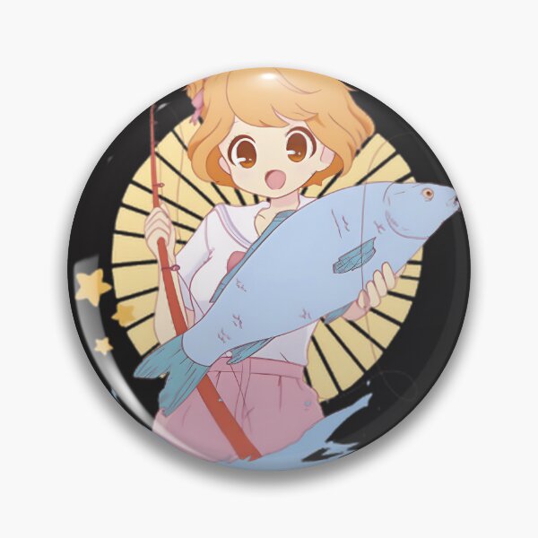 Item preview, Anime Girl Angling: Serene Fishing Adventure | Perfect Gift For You And Friends designed and sold by Irenekioko.