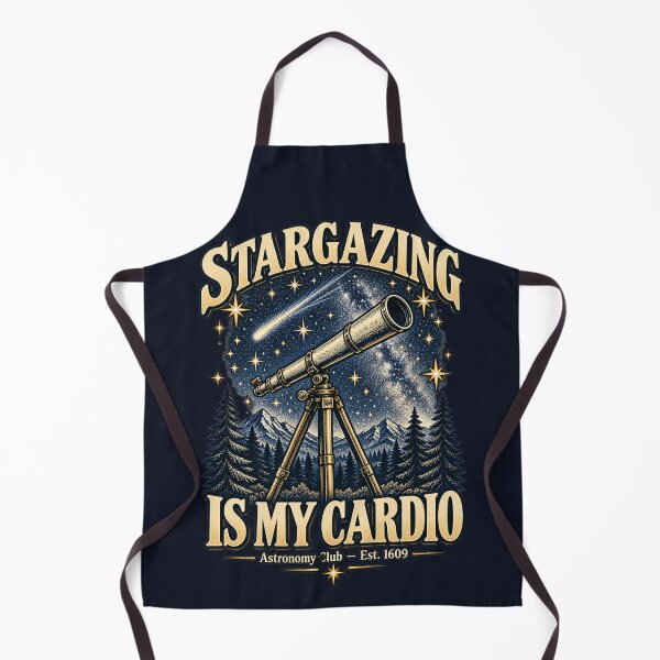 Item preview, Stargazing Is My Cardio Vintage Astronomy Humor designed and sold by CalmCapy Co.