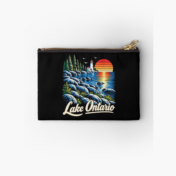 Item preview, Lake Ontario Retro Sunset Nature Lovers designed and sold by lorna-saway.