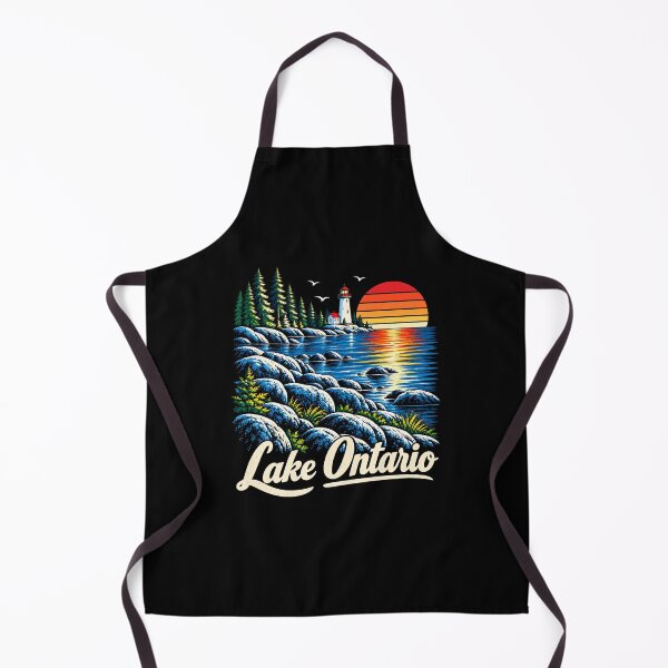 Item preview, Lake Ontario Retro Sunset Nature Lovers designed and sold by lorna-saway.