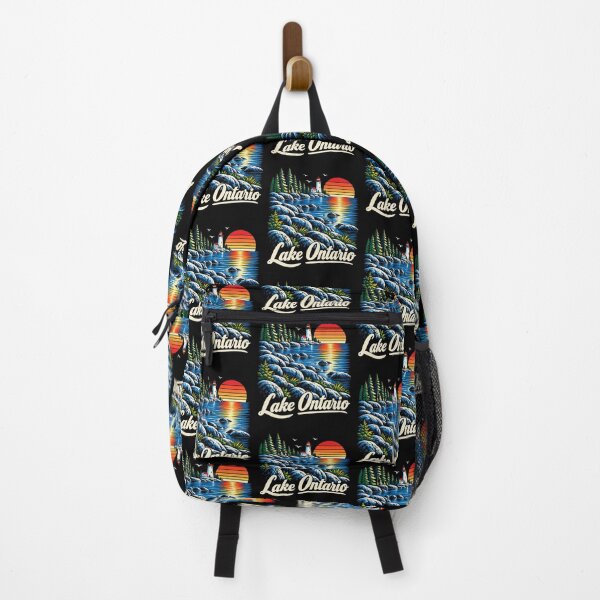 Item preview, Lake Ontario Retro Sunset Nature Lovers designed and sold by lorna-saway.