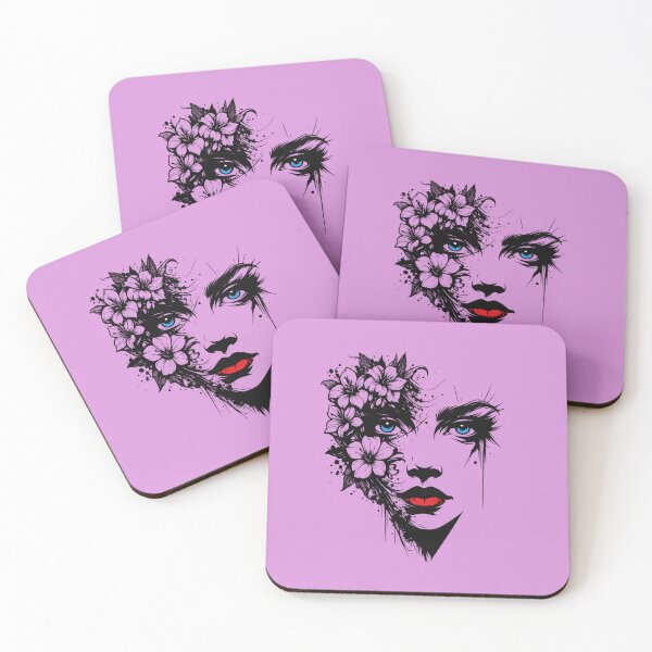 Item preview, Botanical Woman Face Blooming designed and sold by MarCinu Art.