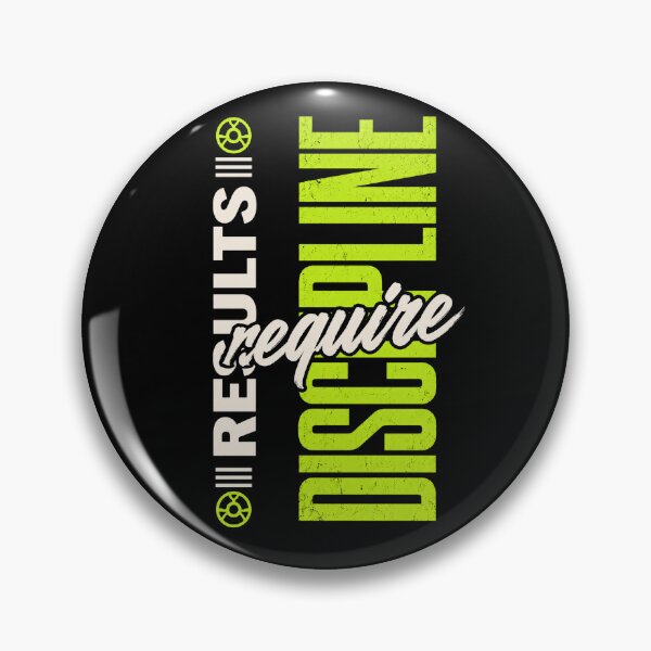 Item preview, Results Require Discipline Gym Motivation designed and sold by the-dovlat.