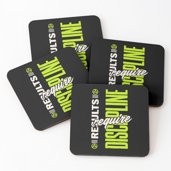Item preview, Results Require Discipline Gym Motivation designed and sold by the-dovlat.