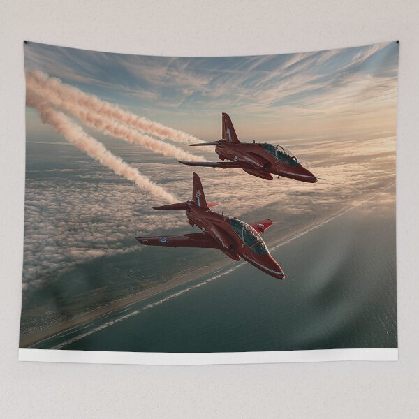 Item preview, Red Arrows Over the British Coast designed and sold by Skyframe Aviation.