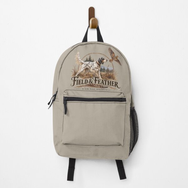 Item preview, Field & Feather Bird Dog Logo – English Setter Hunting Emblem, Upland Bird Design designed and sold by TammyHunterArt.
