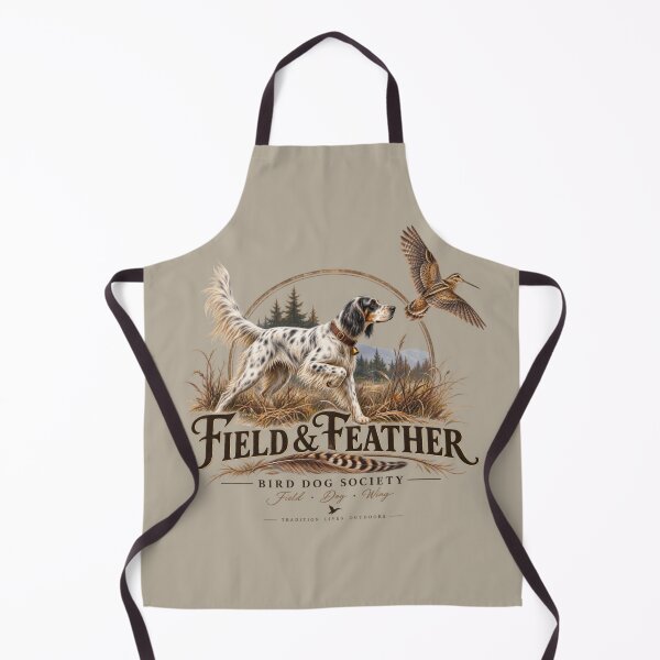 Item preview, Field & Feather Bird Dog Logo – English Setter Hunting Emblem, Upland Bird Design designed and sold by TammyHunterArt.