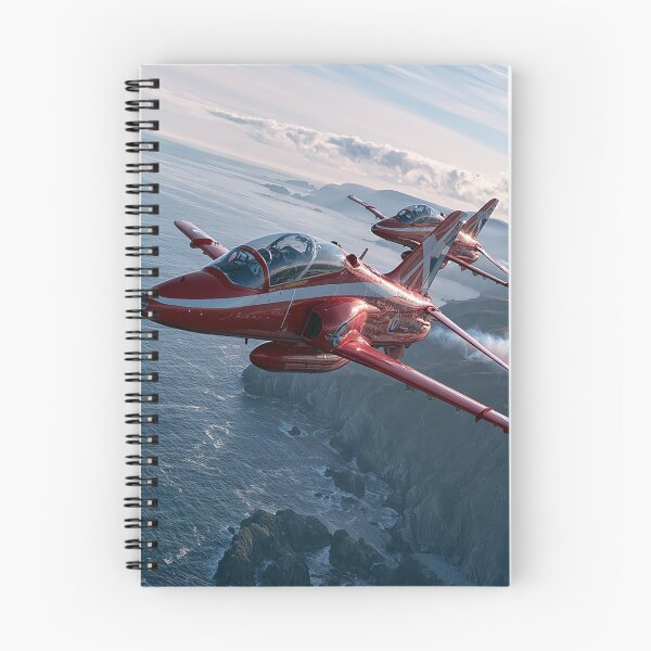 Item preview, Red Arrows Above the Coastline designed and sold by Skyframe Aviation.