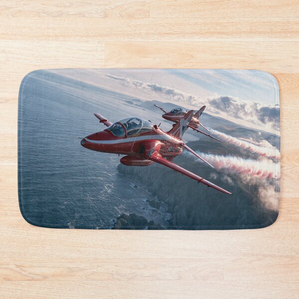 Item preview, Red Arrows Above the Coastline designed and sold by Skyframe Aviation.