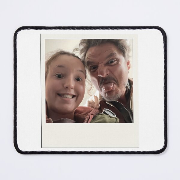 Item preview, Pedro Pascal And Bella Ramsey Having Fun Foto Retro designed and sold by GalaxyShirtUS.