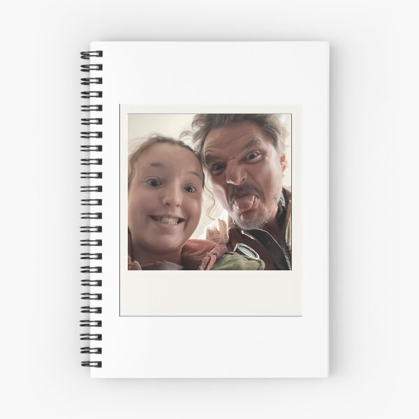 Item preview, Pedro Pascal And Bella Ramsey Having Fun Foto Retro designed and sold by GalaxyShirtUS.