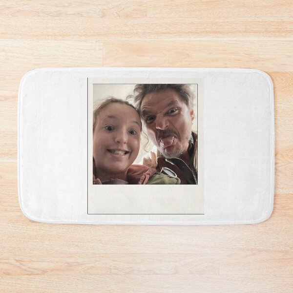 Item preview, Pedro Pascal And Bella Ramsey Having Fun Foto Retro designed and sold by GalaxyShirtUS.