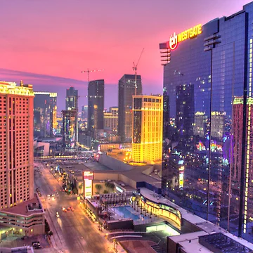 Artwork thumbnail, VEGAS DUSK by MIGHTY TEMPLE IMAGES