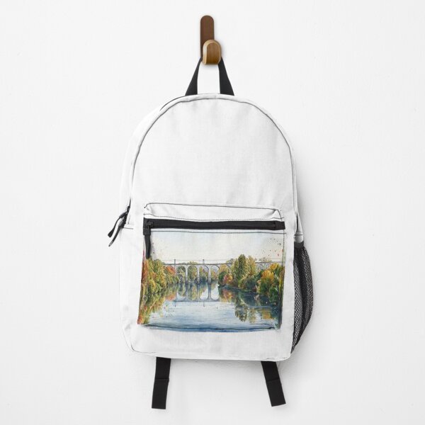 Item preview, Autumn Viaduct in Watercolor designed and sold by Axokris.