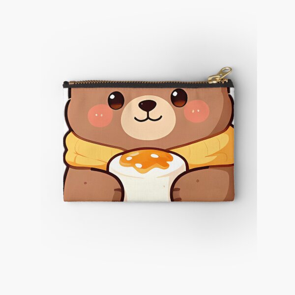 Item preview, Cute Bear Cub Hugging Giant Toasted Marshmallow designed and sold by pumsquare.
