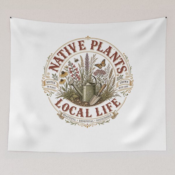 Item preview, Native plants local life - Native Plant Gardening – Wildflower Habitat Gardener Design designed and sold by JansenGS.