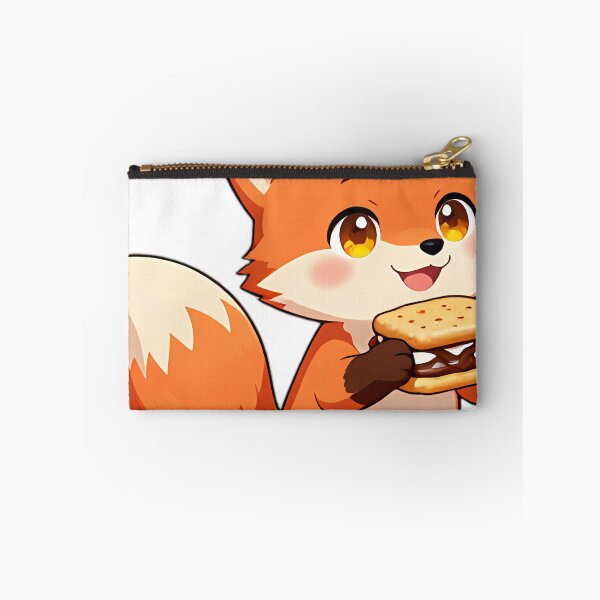 Item preview, Cute Red Fox with Melty Chocolate Smores designed and sold by pumsquare.