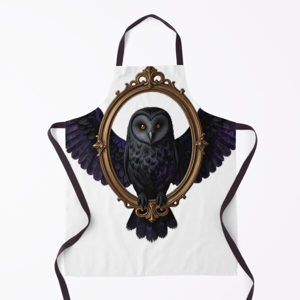 Item preview, Gothic Barn Owl Rose Gold Mirror designed and sold by IllumeInk.
