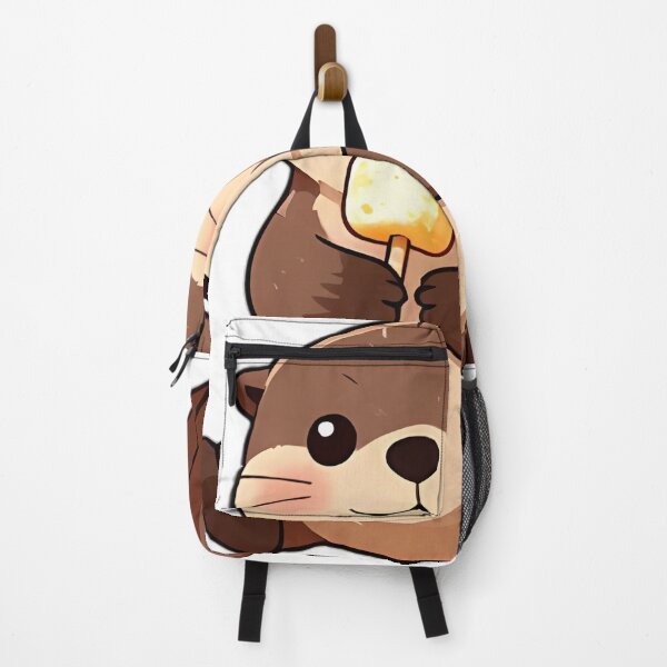 Item preview, Cute Otter Floating with Roasted Marshmallow designed and sold by pumsquare.