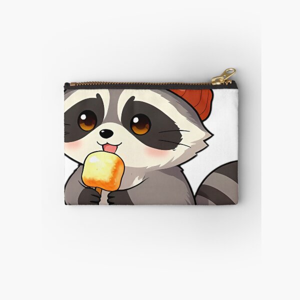 Item preview, Cute Raccoon with Toasted Marshmallow Stick designed and sold by pumsquare.
