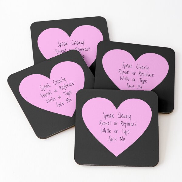 Item preview,  Communication Aids Signage for Deaf Awareness  designed and sold by Jenny Meehan Art Prints and Patterns  .
