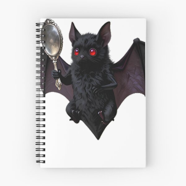 Item preview, Gothic Fruit Bat Silver Hand Mirror designed and sold by IllumeInk.