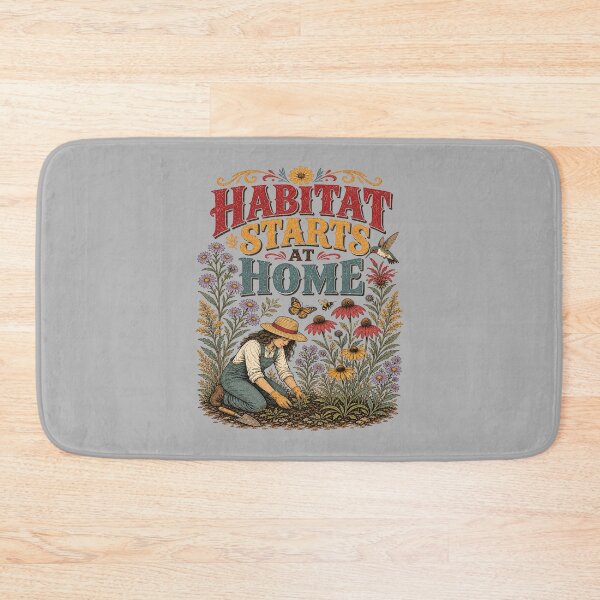 Item preview, Habitat starts home - Native Plant Gardening – Wildflower Habitat Gardener Design designed and sold by JansenGS.