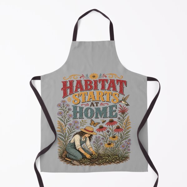 Item preview, Habitat starts home - Native Plant Gardening – Wildflower Habitat Gardener Design designed and sold by JansenGS.