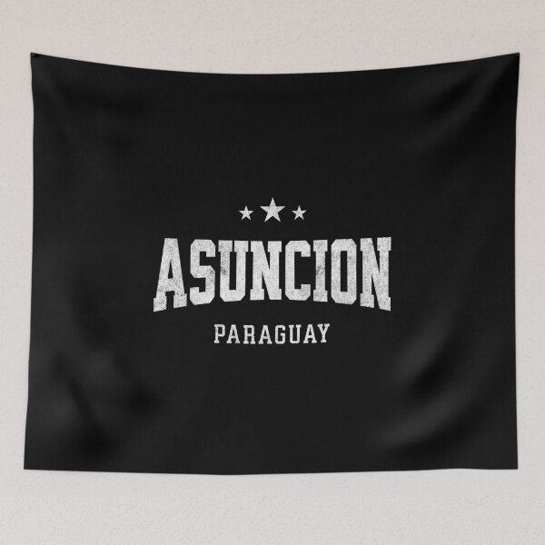 Item preview, Asuncion Paraguay Vintage Varsity Distressed Retro College Travel Design designed and sold by NiceTeeClub.