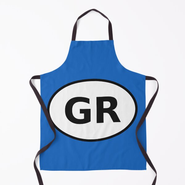 Item preview, Greece GR International Oval Sticker · Minimalist Mediterranean Travel Identity designed and sold by The Digital Compass.