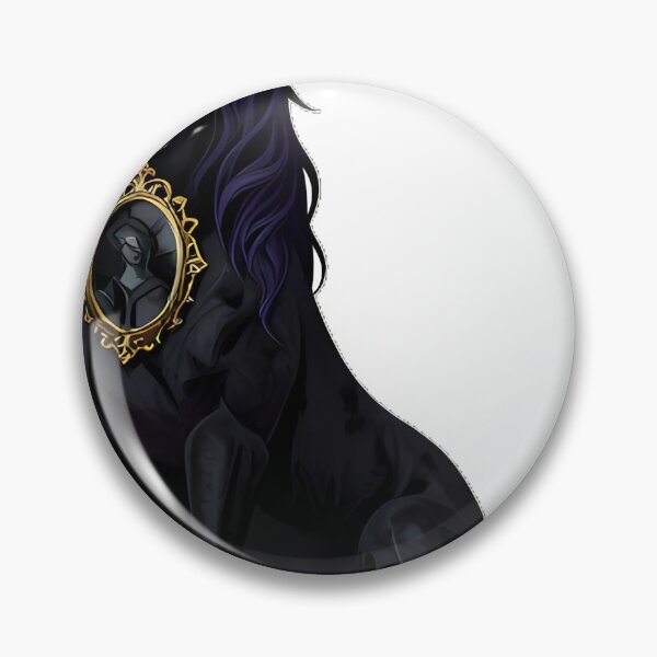 Item preview, Gothic Black Stallion Antique Cameo Mirror designed and sold by IllumeInk.