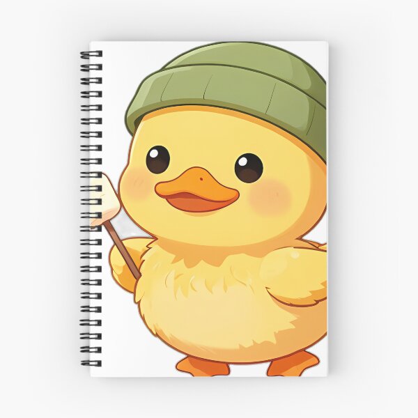 Item preview, Cute Duckling with Roasted Marshmallow Stick designed and sold by pumsquare.