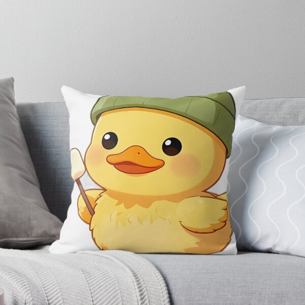 Item preview, Cute Duckling with Roasted Marshmallow Stick designed and sold by pumsquare.