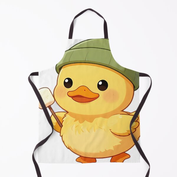 Item preview, Cute Duckling with Roasted Marshmallow Stick designed and sold by pumsquare.