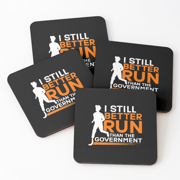 Item preview, I Run Better Than The Government Runner Graphic designed and sold by shabeltmkrassr.