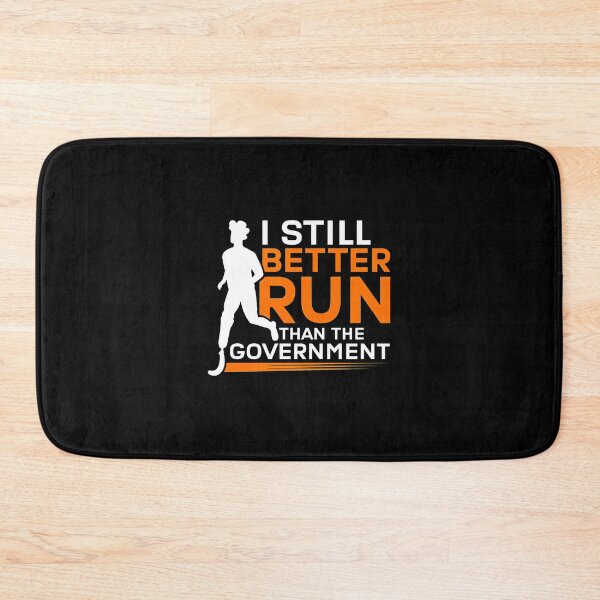 Item preview, I Run Better Than The Government Runner Graphic designed and sold by shabeltmkrassr.