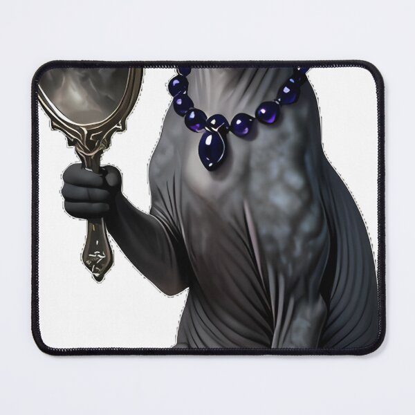 Item preview, Gothic Sphynx Cat Antique Hand Mirror designed and sold by IllumeInk.