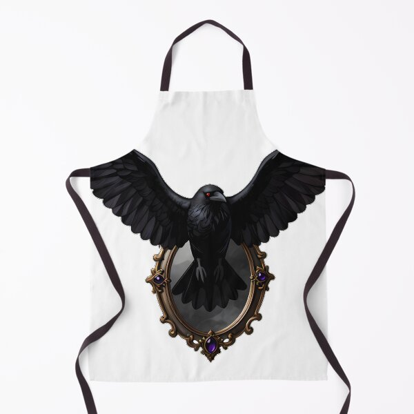 Item preview, Gothic Crow Amethyst Portal Mirror designed and sold by IllumeInk.