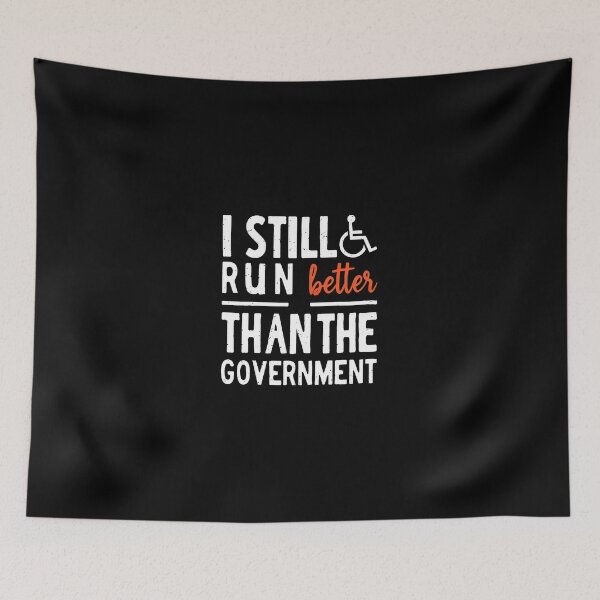 Item preview, I Run Better Than The Government Runner Graphic designed and sold by hagganqxdiene.