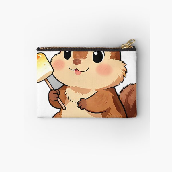 Item preview, Cute Chipmunk with Mini Marshmallow Skewer designed and sold by pumsquare.